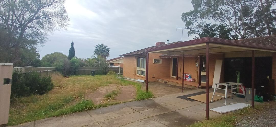 Original property in Hackham West ahead of a four-home development
