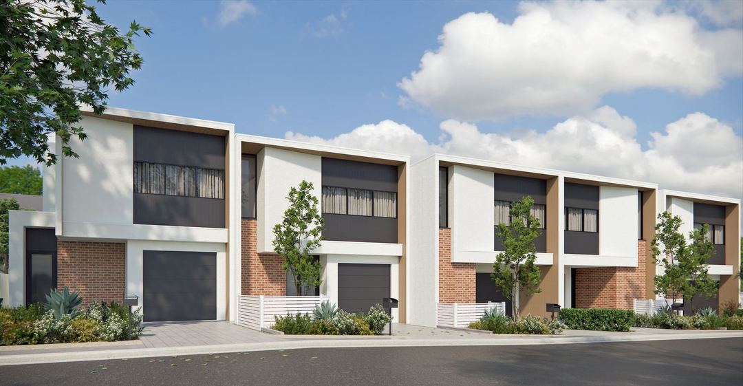 Architectural concept for a five-home development in Morphett Vale